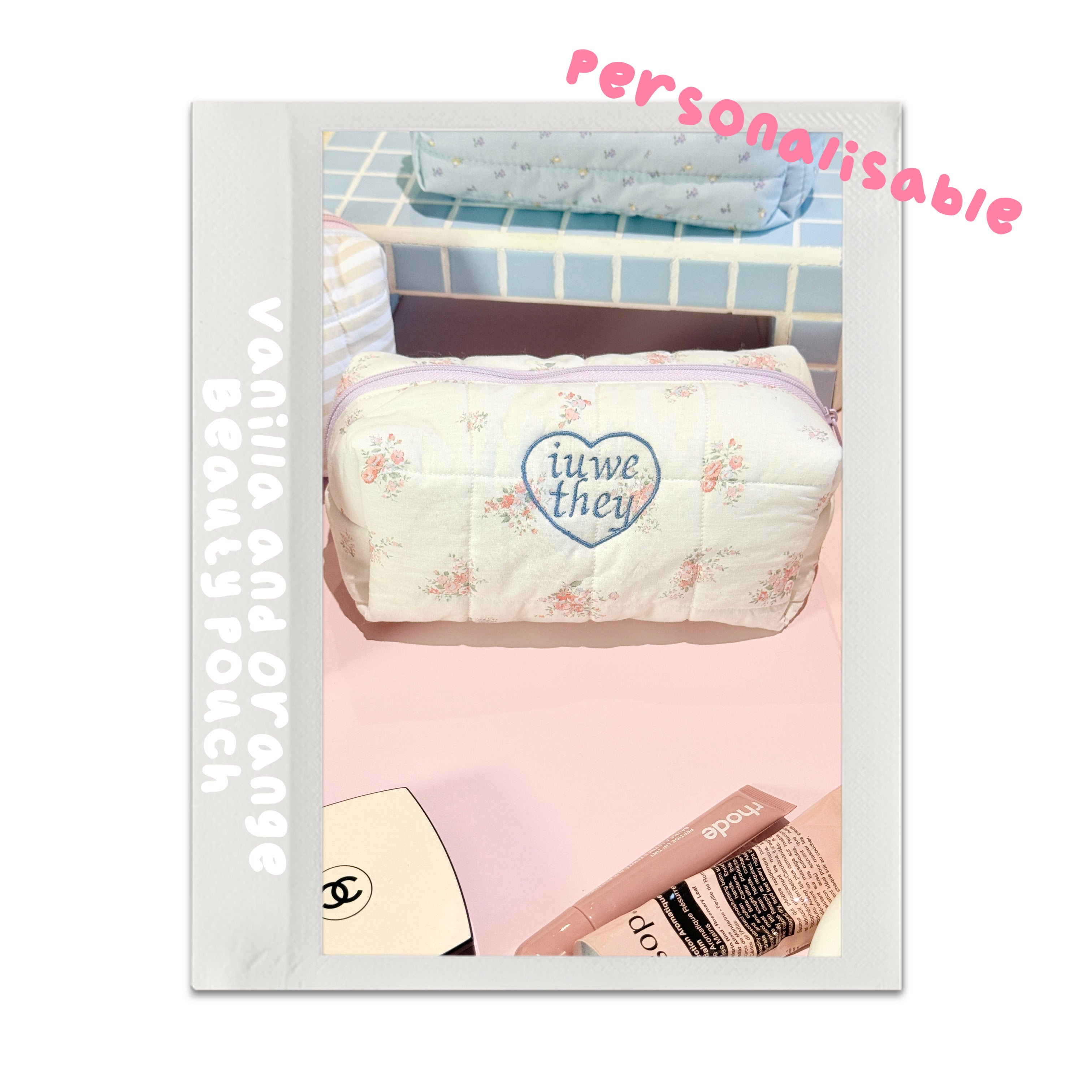 Vanilla & Orange Blossom Beauty Pouch