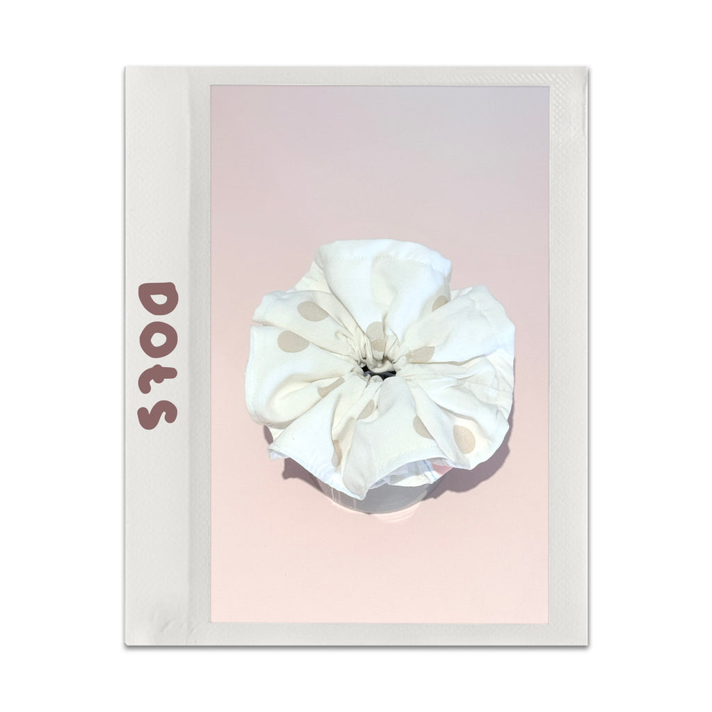 Latte Drip Scrunchie