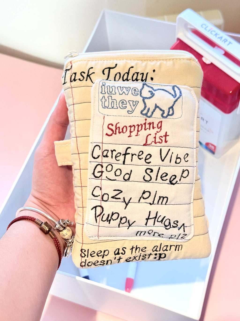 Today's Shopping List Zip Pouch