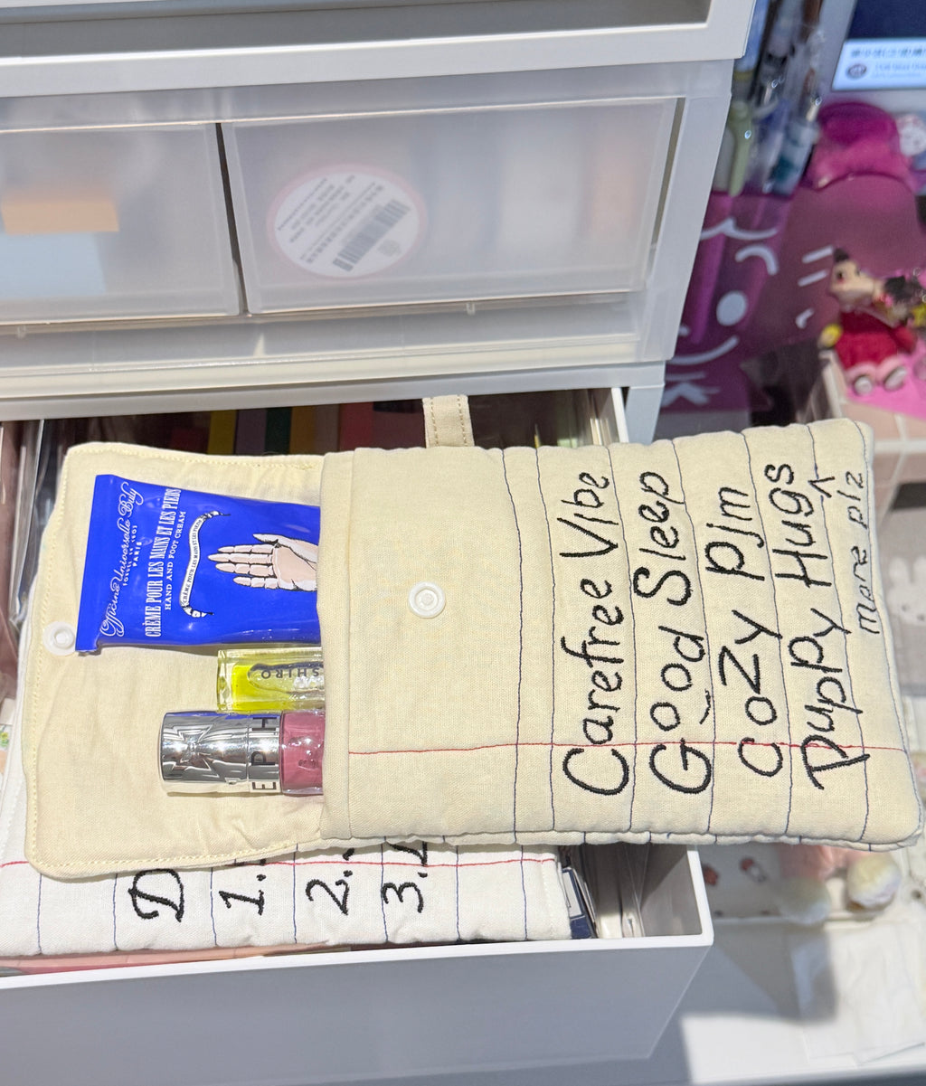 Shopping List Flip Pouch