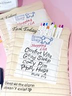 Today's Shopping List Ipad/ Laptop Zip Pouch