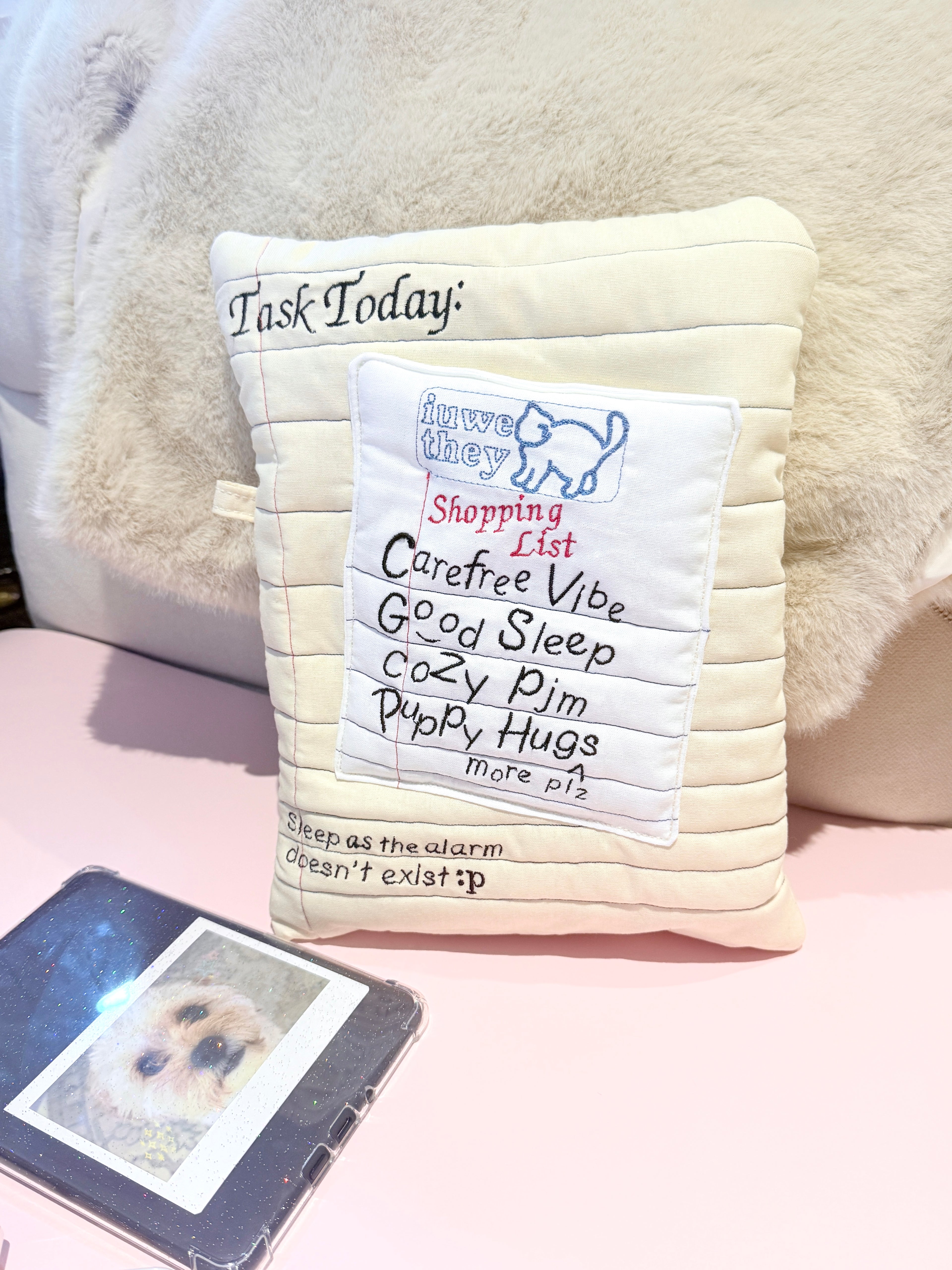 Today's Shopping List Ipad/ Laptop Zip Pouch