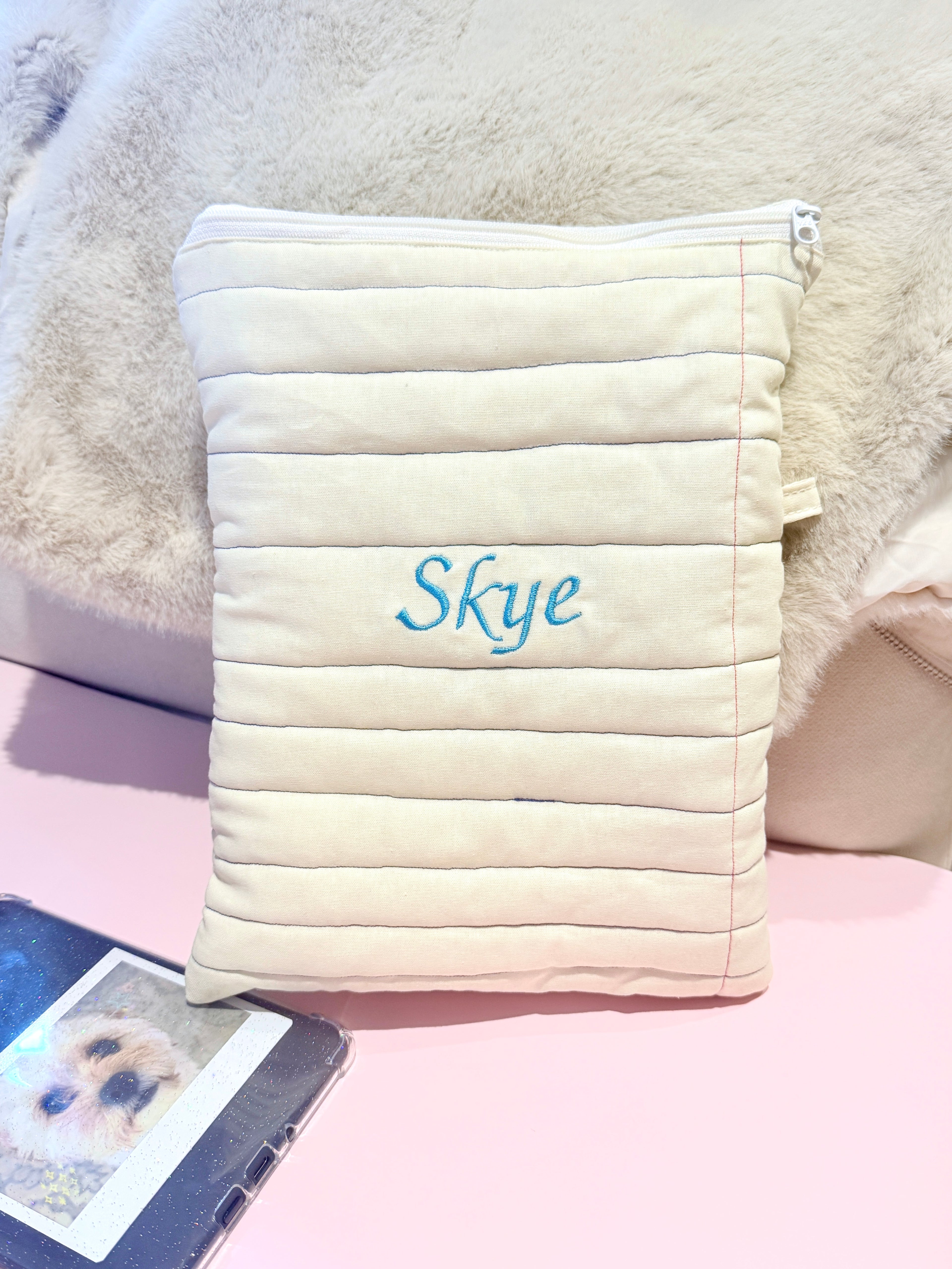 Today's Shopping List Ipad/ Laptop Zip Pouch