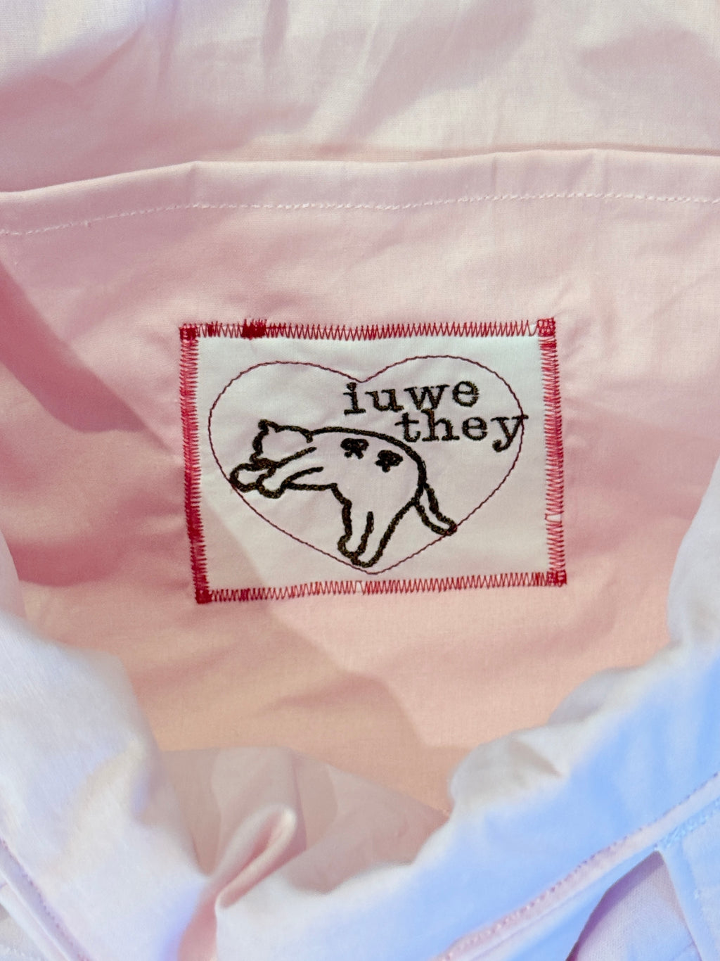 Pillow-like Shoulder Bag Baby Pink