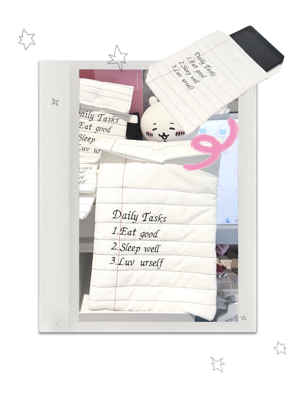 Daily Tasks Ipad/ Laptop Pouch