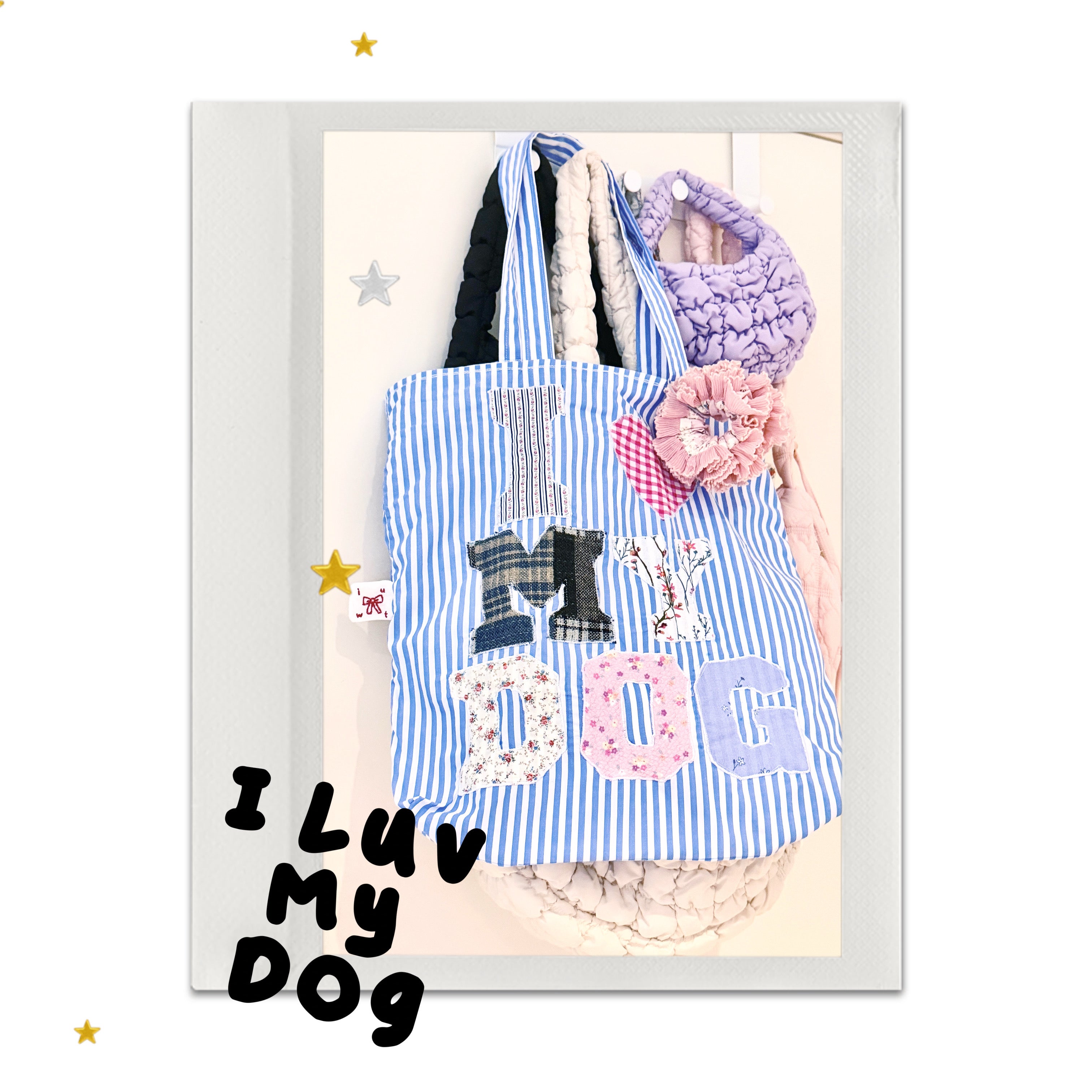 I Luv My Dog Tote Bag
