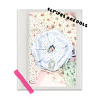 Stripes and Dots Scrunchie