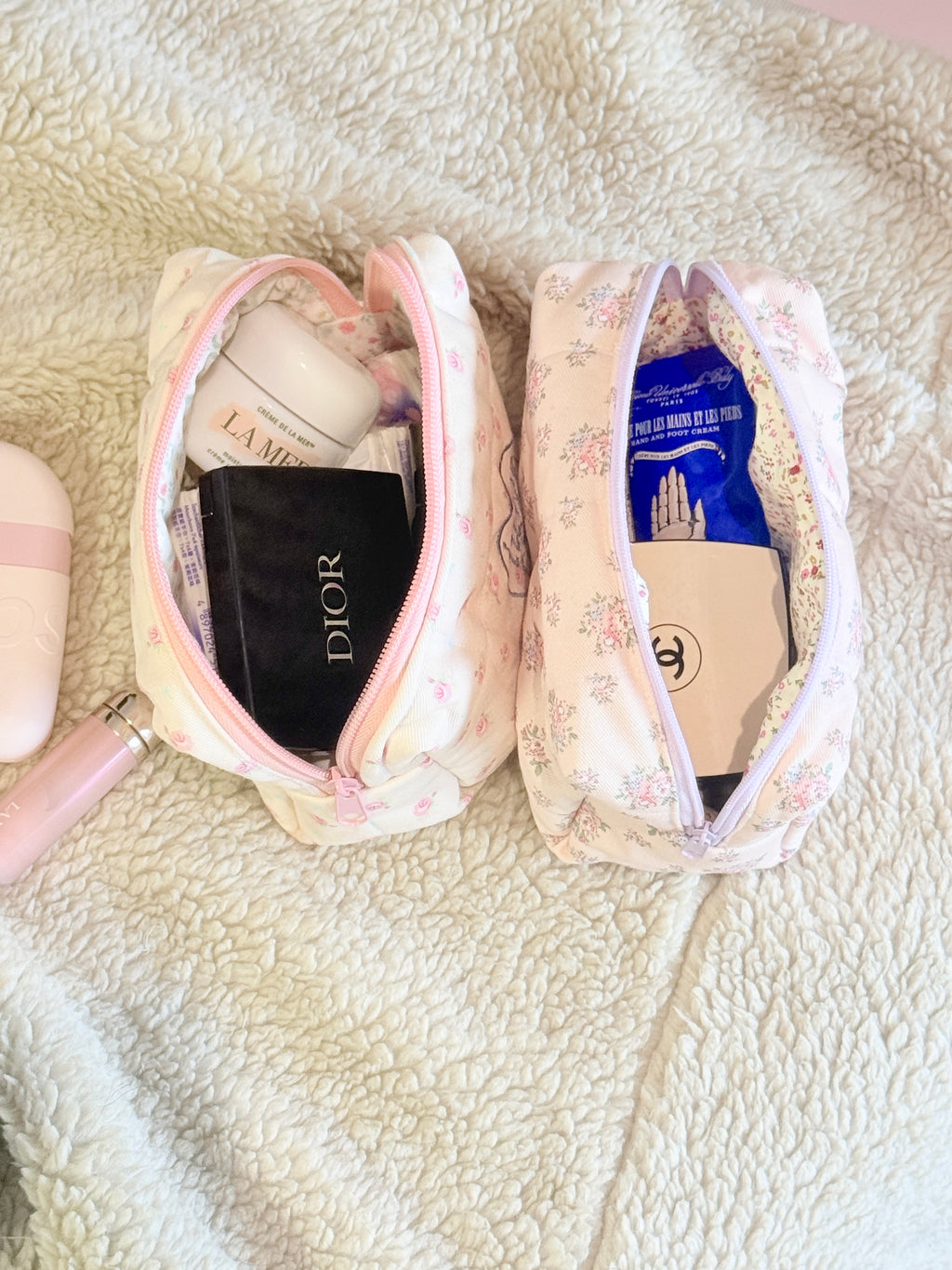 Rosy Pink Pop Beauty Pouch