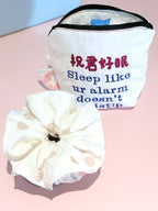 Latte Drip Scrunchie
